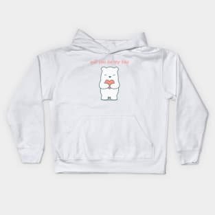 will you be my boo Kids Hoodie